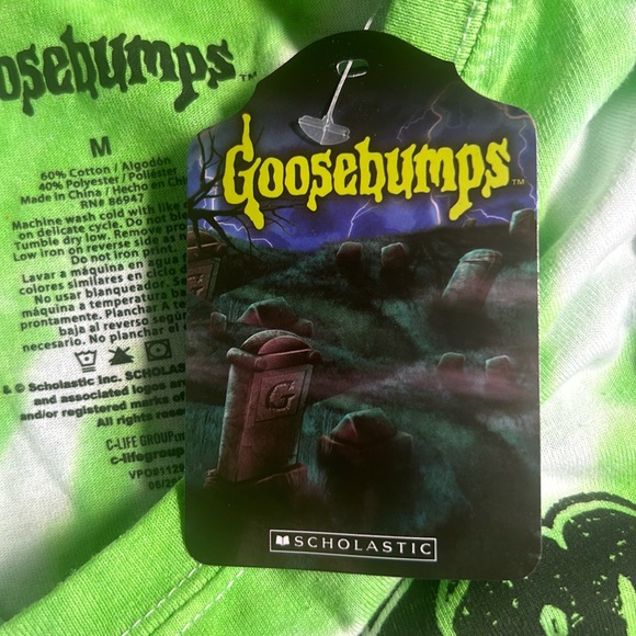 NWT Goosebumps Tie Dye Welcome to Horrorland T Shirt Medium - Picture 8 of 9